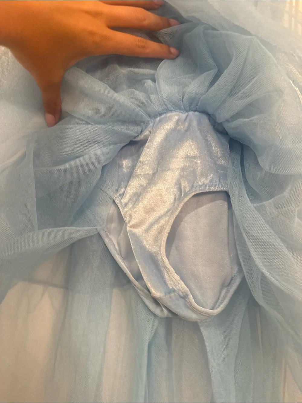 Disney Princess Cinderella Children’s Tulle Light Blue Gown Dress